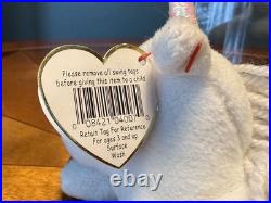 Ultra Rare Ty Beanie Baby Mystic White Unicorn 1994 WITH ERRORS (Retired)