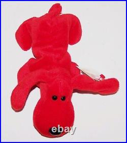 Ultra Rare Ty Beanie Baby Rover The Red Dog With Multiple Errors Style 4101