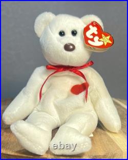 Ultra Rare Ty Beanie Baby Valentino 4058 PVC 1994 MWMT Extra TT Canada ERRORS