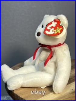 Ultra Rare Ty Beanie Baby Valentino 4058 PVC 1994 MWMT Extra TT Canada ERRORS