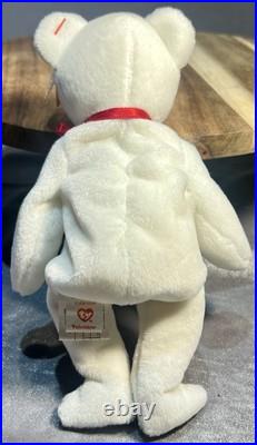 Ultra Rare Ty Beanie Baby Valentino 4058 PVC 1994 MWMT Extra TT Canada ERRORS