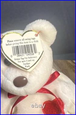 Ultra Rare Ty Beanie Baby Valentino 4058 PVC 1994 MWMT Extra TT Canada ERRORS