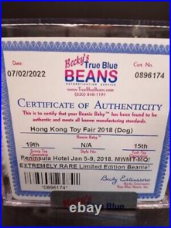 Ultra Rare-ty Beanie -hong Kong 2018-mwmt-mq-authenticated-tbb