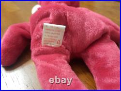 VALENTINA- Ty Beanie Baby Bear MINT, TAG ERRORS, RARE
