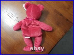 VALENTINA- Ty Beanie Baby Bear MINT, TAG ERRORS, RARE