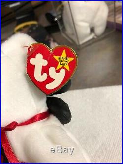 VALENTINO 1994 TY Beanie Baby With (7 ERRORS) Brown Nose EXTREMELY RARE