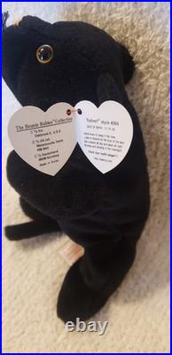 VELVET the Panther (Handmade In Korea) Ultra Rare Retired Ty Beanie Babies