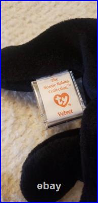 VELVET the Panther (Handmade In Korea) Ultra Rare Retired Ty Beanie Babies