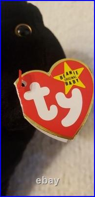 VELVET the Panther (Handmade In Korea) Ultra Rare Retired Ty Beanie Babies