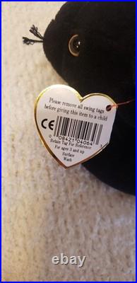 VELVET the Panther (Handmade In Korea) Ultra Rare Retired Ty Beanie Babies