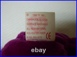 VERY RARE 4 ERRORS TY Beanie Babies MILLENNIUM Millenium Mint W Case VERY RARE 4 ERRORS TY Beanie Babies MILLENNIUM Millenium Mint W Case