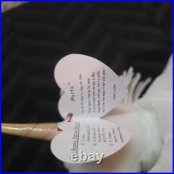 VERY RARE RETIRED TY BEANIE BABY MYSTIC THE UNICORN With DATE ERRORS? 1993 1994