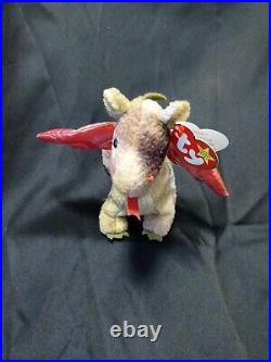 VERY RARE Scorch the Dragon Ty Beanie Baby with multiple Errors