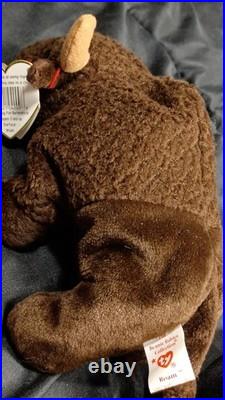 VERY RARE Ty Beanie Baby ROAM the Buffalo1998 RETIRED With MULTIPLE ERRORS BELOW