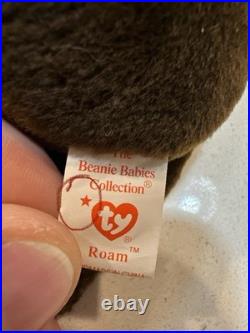 VERY RARE Ty Beanie Baby ROAM the Buffalo1998 RETIRED With MULTIPLE ERRORS BELOW