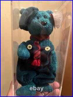 VERY RARE Wallace Ty Beanie Baby Retired Errors Scottish Bear &Princess Diana