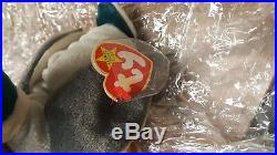 VERY (Rare) TY-Beanie Babies (Jake) New with all ORIGINAL Tags 1997#4199 Retired