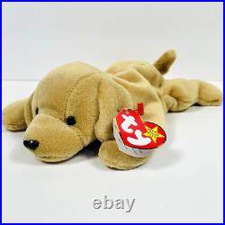 VERY Rare TY Beanie Baby Fetch 1997 Tag Errors- Retired