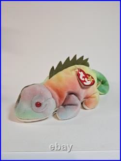 VHTF 1997 TY Beanie Babies Rare IGGY tha Iguana With ERRORS VHTF 1997 TY Beanie Babies Rare IGGY tha Iguana With ERRORS