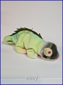 VHTF 1997 TY Beanie Babies Rare IGGY tha Iguana With ERRORS VHTF 1997 TY Beanie Babies Rare IGGY tha Iguana With ERRORS