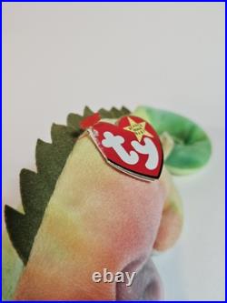 VHTF 1997 TY Beanie Babies Rare IGGY tha Iguana With ERRORS VHTF 1997 TY Beanie Babies Rare IGGY tha Iguana With ERRORS