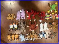 VINTAGE RARE Ty Beanie Babies Assorted Plush Toy Collection. HUGE LOT