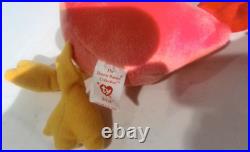 VINTAGE TY Beanie Baby Babies STRUT THE ROOSTER Mint Condition RARE RETIRED