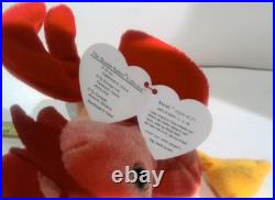 VINTAGE TY Beanie Baby Babies STRUT THE ROOSTER Mint Condition RARE RETIRED
