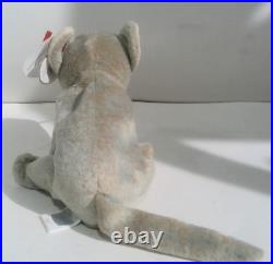 VINTAGE TY Beanie Baby Babies Scat The Cat 5.5 MINT Condition TAG ERRORS Rare