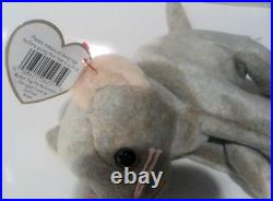 VINTAGE TY Beanie Baby Babies Scat The Cat 5.5 MINT Condition TAG ERRORS Rare