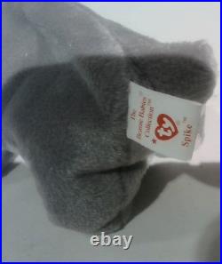 VINTAGE TY Beanie Baby Babies Spike The Rhino 1996 MINT CONDITION Rare/Retired
