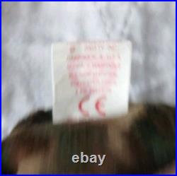 VINTAGE TyBeanie Babies HERO The Bear (USA FLAG) RARE Flag Wrong Way NMWT