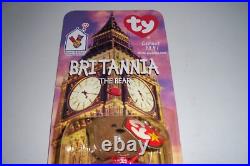 VTG Rare Mcdonalds Ty Beanie Baby Britannia The Bear RARE With Tag Errors 1999 VTG Rare Mcdonalds Ty Beanie Baby Britannia The Bear RARE With Tag Errors 1999