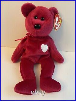 Valentina 1998/1999 Beanie Baby- RARE Tag Errors-Misspellings