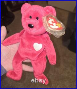 Valentina RARE TY Beanie Baby TAG ERRORS 1998 / 1999 Free Ship
