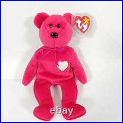 Valentina RARE TY Beanie Baby TAG ERRORS 1998/99 w hologram Brand New With TAG