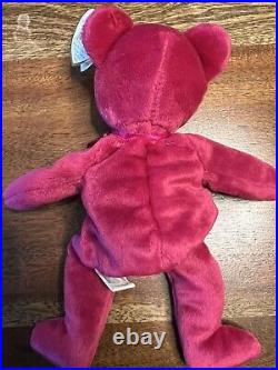 Valentina RARE TY Beanie Baby TAG ERRORS 1998/99 w hologram New With Tags