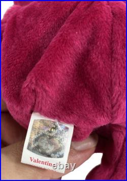 Valentina RARE TY Beanie Baby with Tag ERRORS 1998