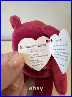 Valentina RARE Ty Beanie Baby with Tag ERRORS 1998 Valentina RARE Ty Beanie Baby with Tag ERRORS 1998