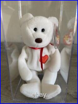 Valentino Beanie Baby 1993? Rare retired 4058 CONTAINED? OAKBROOK
