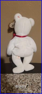 Valentino Bear Beanie Baby Rare/Errors