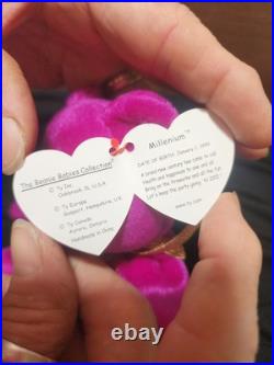 Very RARE Retired Millennium Beanie Baby / Tag Errors