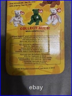 Very Rare Britannia The Bear McDonalds Teenie Beanie Baby 1999 Limited Edition