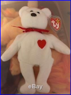 Very Rare Collectors item TY Beanie Babies Valentino & Valentina Sold together