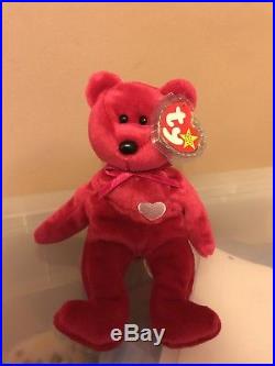 Very Rare Collectors item TY Beanie Babies Valentino & Valentina Sold together