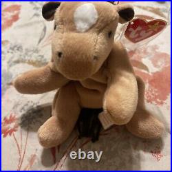 Very Rare First Edition Derby Ty Beanie Baby P. E Pellets