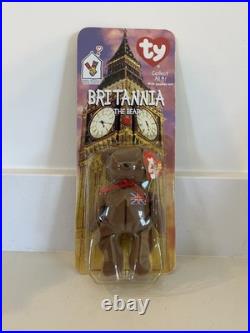 Very Rare/LTD Britannia The Bear 97 Beanie Baby Plush Toy Teenie Original Beanie