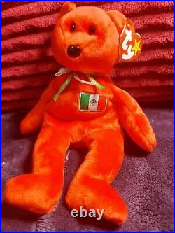 Very Rare Osito TY Beanie Baby with errors