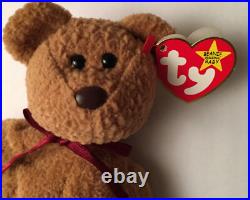 Very Rare TY Beanie Babies Baby Curly Bear With Many Errors