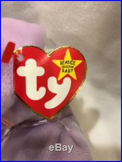 Very Rare TY Beanie Baby Floppity, Several Defects & Errors, 1996